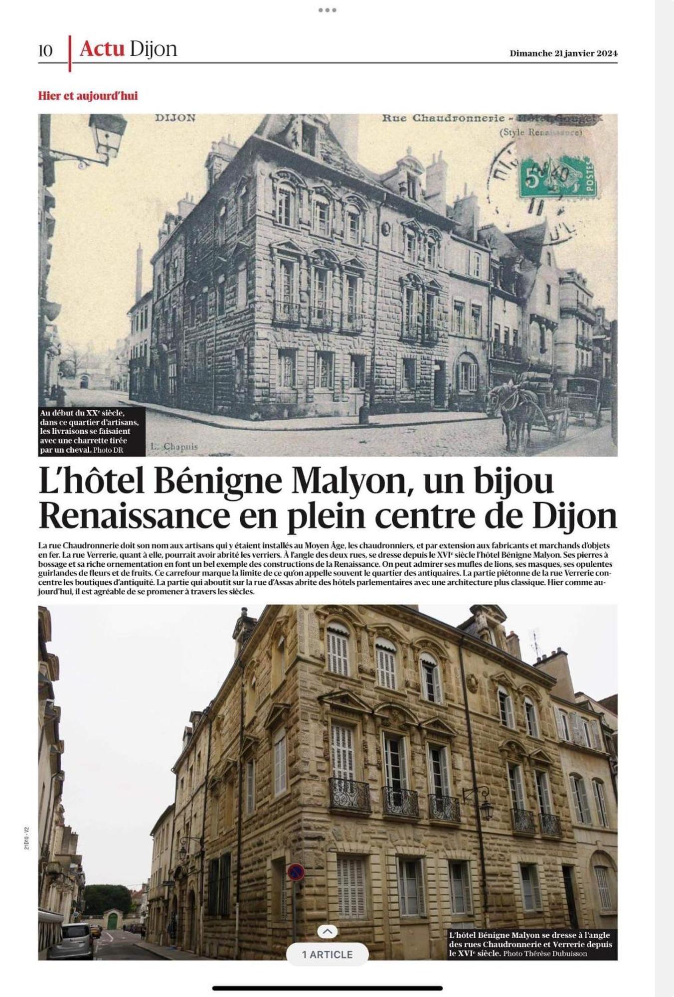 Appartamento Benigne Malyon Digione Esterno foto